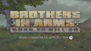 Brothers in Arms - Road to Hill 30 screen shot title